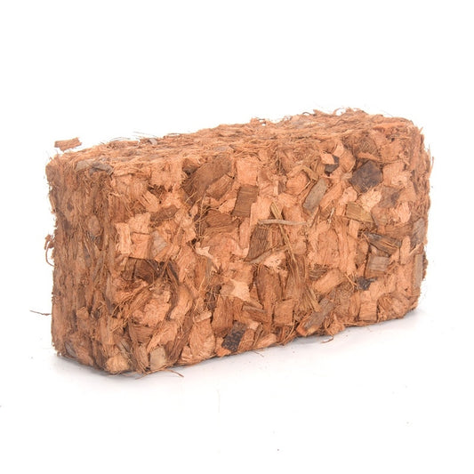 Coconut coco husk chips bricks - 1.4 pound (650g) - RMS Natural